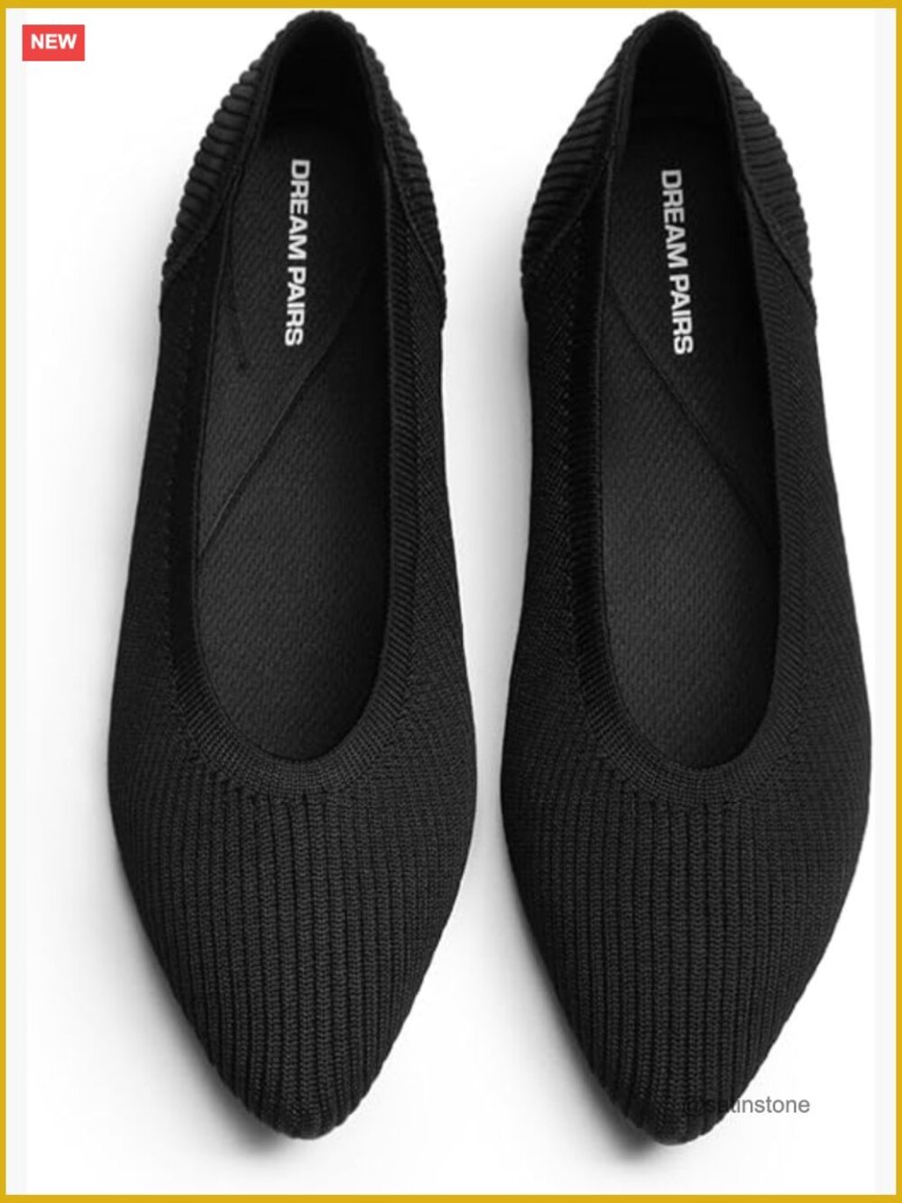 Knit Ballet Flats Comfortable Washable Flexible Breathable Casual Work